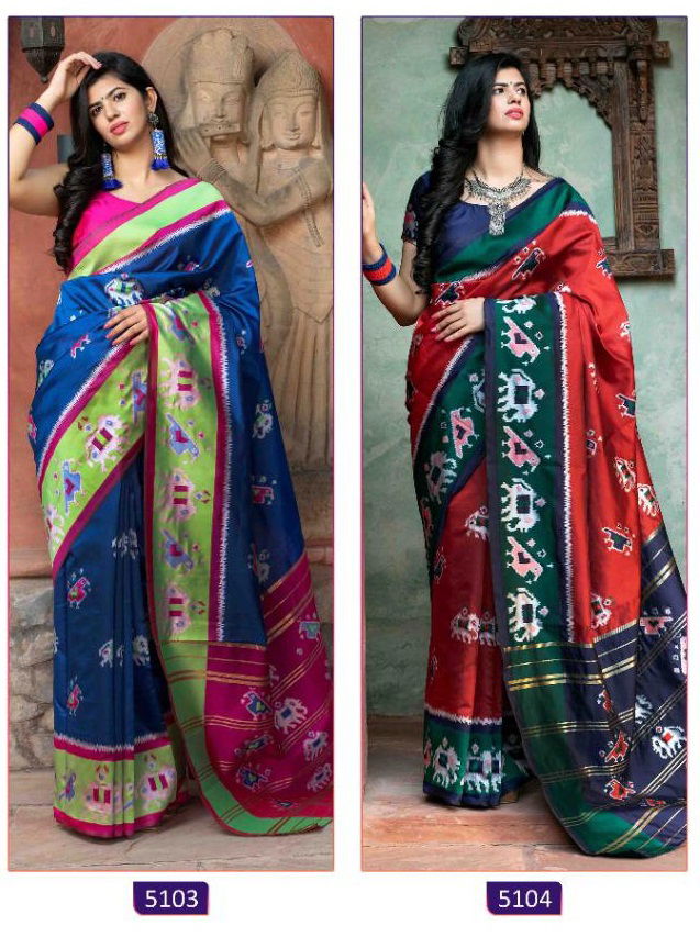 Subhvastra Patola Vol 1 Latest Designer Wedding wear Patola Silk Fancy Saree Collection 